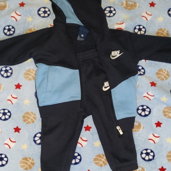 baby blue nike suit